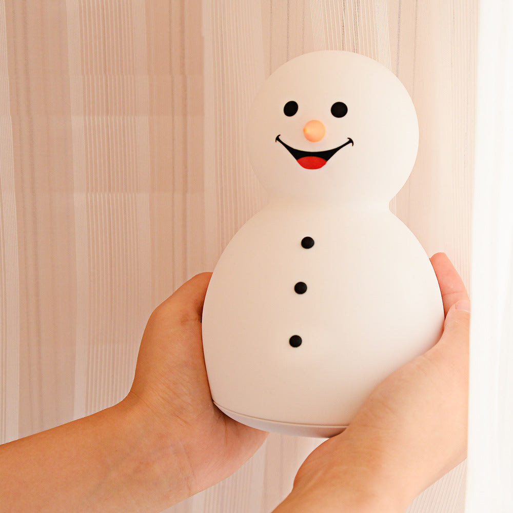 Christmas Snowman Music Night Lamp