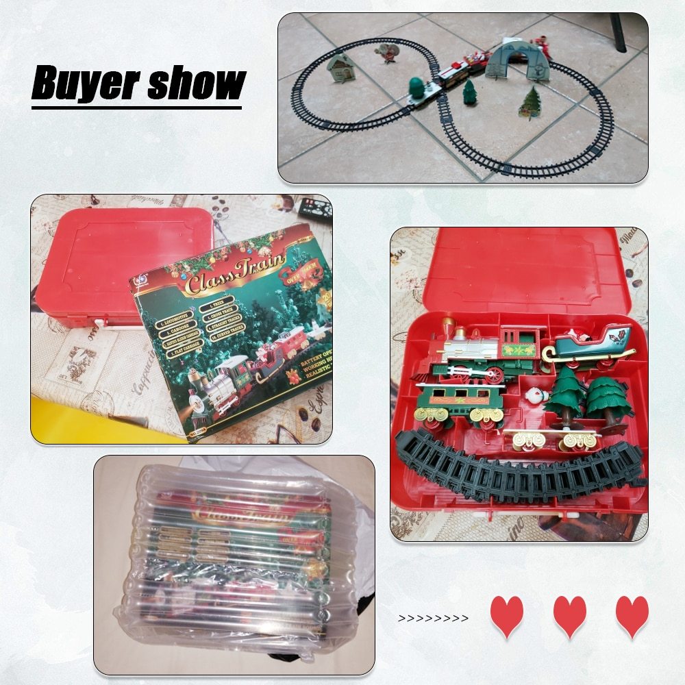 Christmas Electric Rail Train Toy