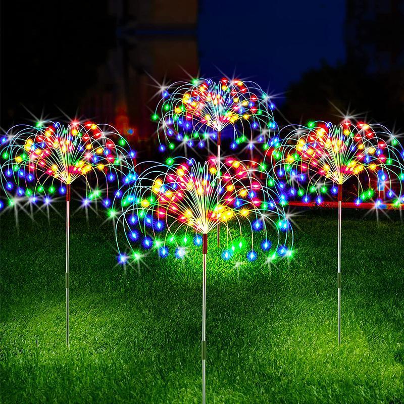 Solar Fireworks Lights