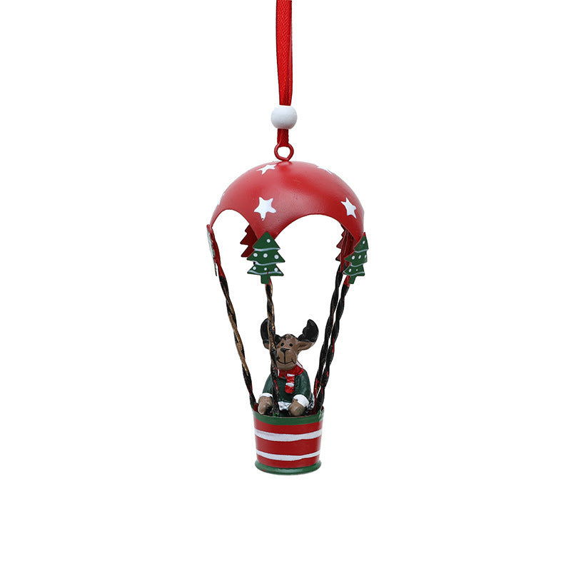 Christmas Hot Air Balloon Pendant