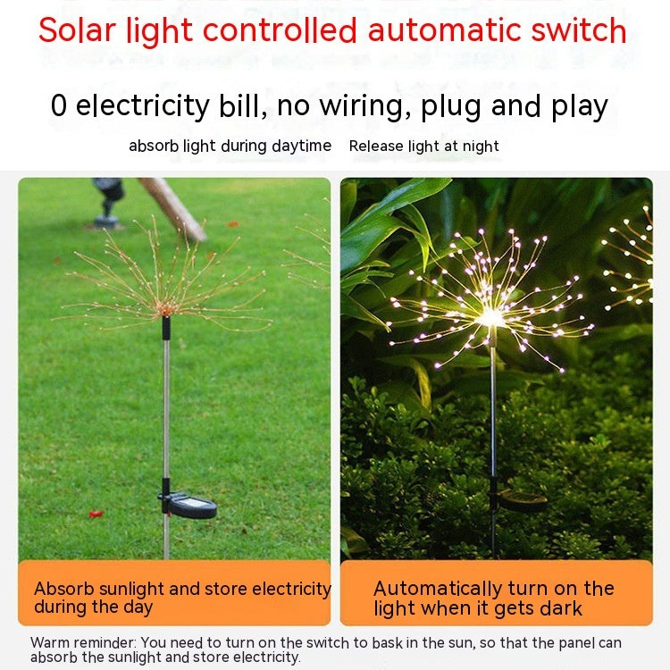 Solar Fireworks Lights