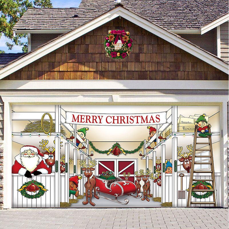 Christmas Garage Door Patch