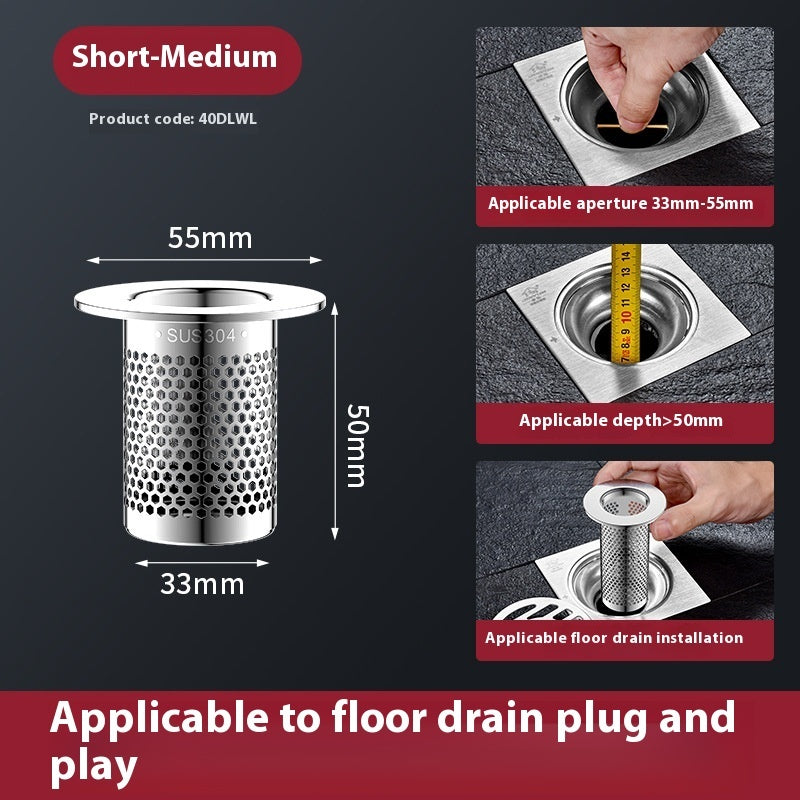 Pop Up Sink Drain Filter